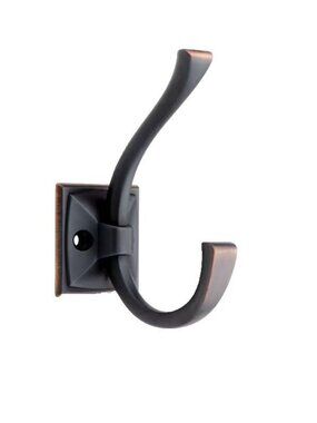 4-3/8 Liberty Ruavista Coat And Hat Hook Bronze Rubbed Copper Highlights